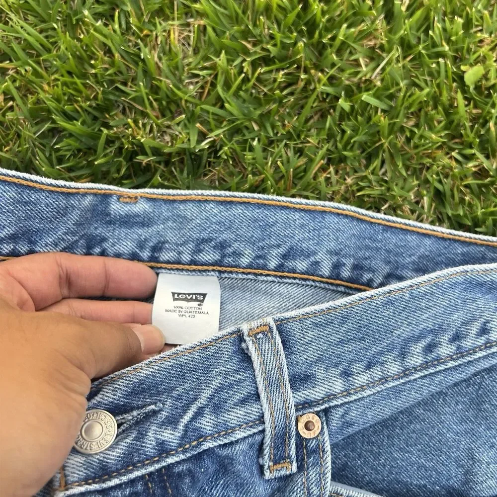 VTG Levi's 501 Jeans Men's 34x30 Straight Blue Button Fly Original 1990s